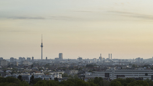 Berlin cityscape and Television Tower