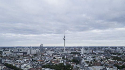Television Tower and Berlin cityscape
