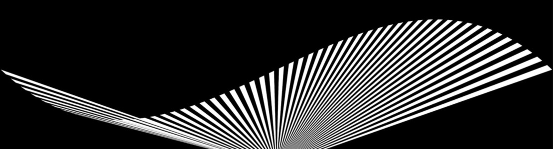 Wave black and white banner