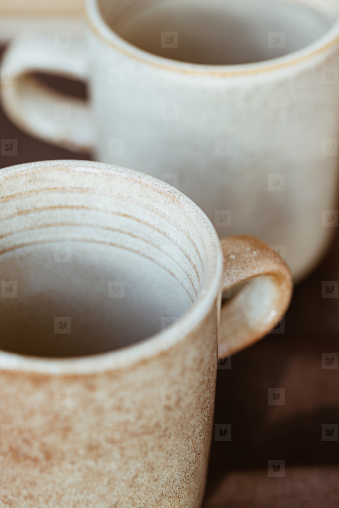 Macro abstract photography of modern minimalist ceramics