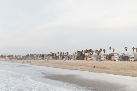People on Venice Beach Los Angeles California USA