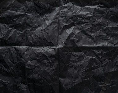 Black a  crumpled paper texture