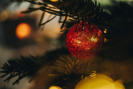 Christmas bauble closeup