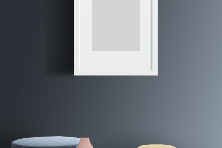 Picture frame mockup, poster mockup