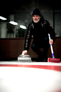 Curling Sport Crans Montana Switzerland