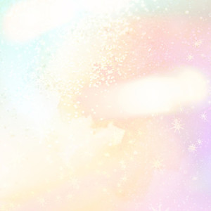 Holographic unicorn pastel colorful background with shiny star s