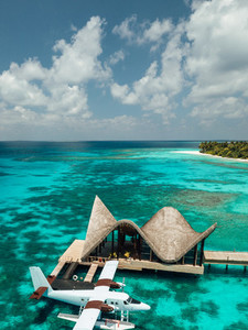 Luxury tourist destination on a tropical island