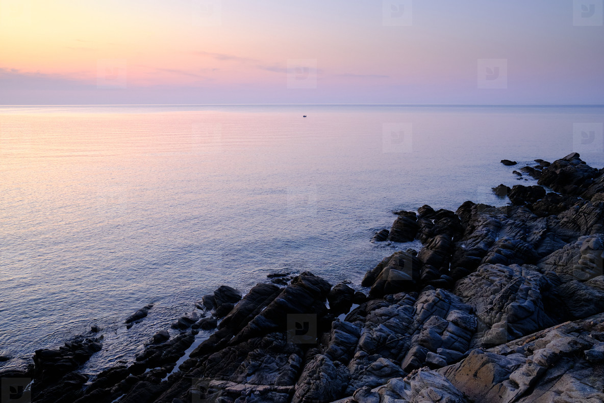 Sunrise over the Aegean sea