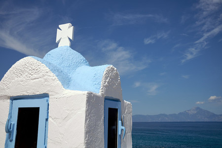 Small traditional Greek church