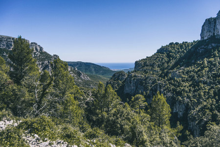 view from the top of a mountain in catalonia