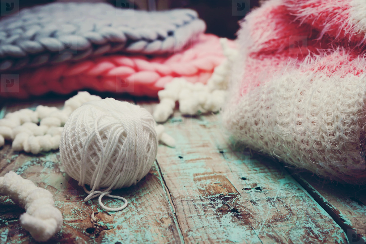 Knitting background