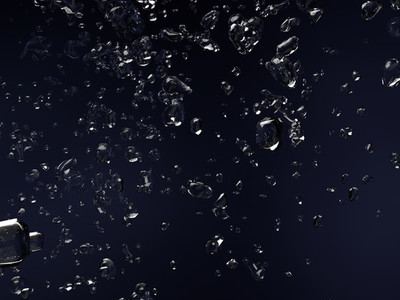 abstract water drops