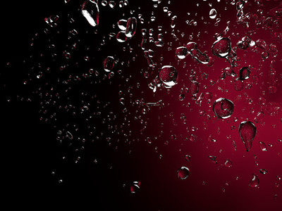 abstract water drops