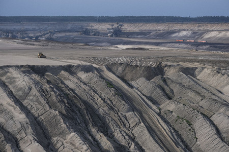 Open pit lignite mine Germany