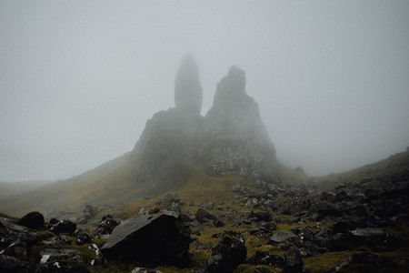 Old Man of Storr rock formation Scotland