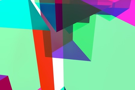 acrylic triangles