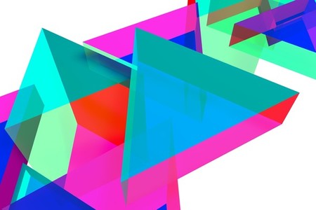 acrylic triangles