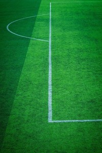 artificial turf of Soccer footba