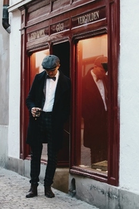 Dapper man in a vintage suit 26