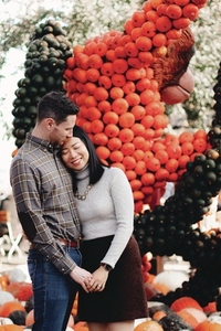 Attractive couple during fall  25