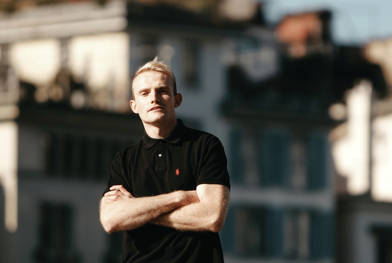 Male polish model in Zurich 1