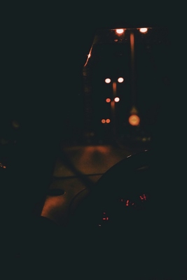Back View Of Girl Walking On City Street At Night Photo (172224 ...