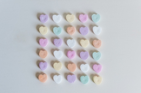 Colorful Candy Hearts 1