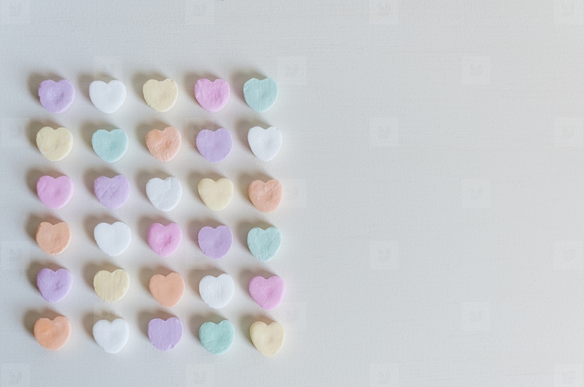Colorful Candy Hearts 2