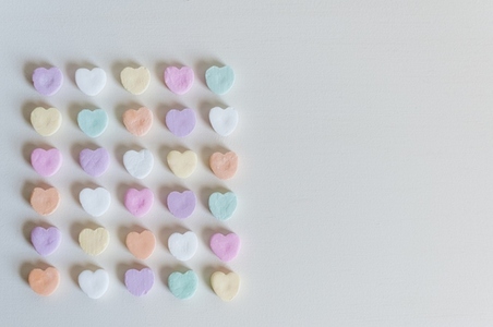 Colorful Candy Hearts 2