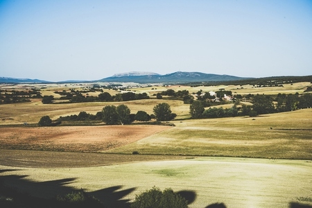 Landscape of countryside in Spain