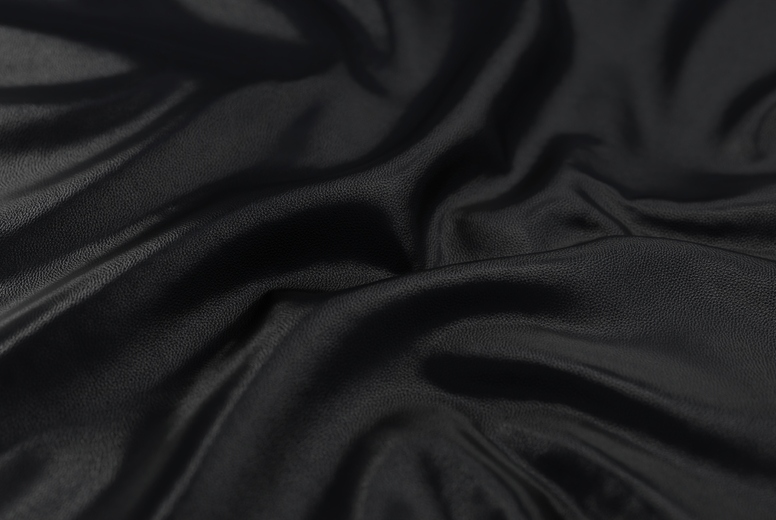 Luxurious black leather texture