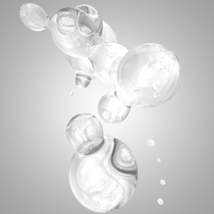 abstract water bubbles