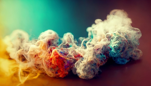 smoke abstract colorful