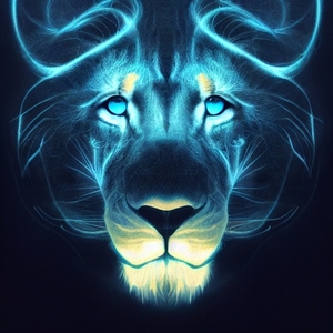 luminiscence lion head