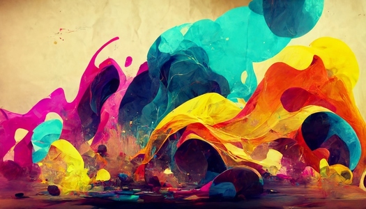 abstract shapes colorful