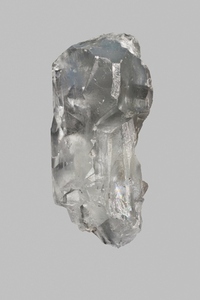 Close up crystal quartz on white background