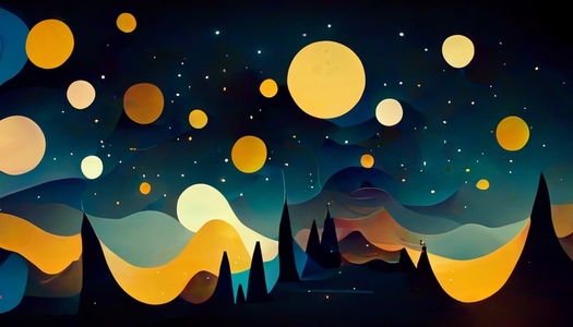 starry night background
