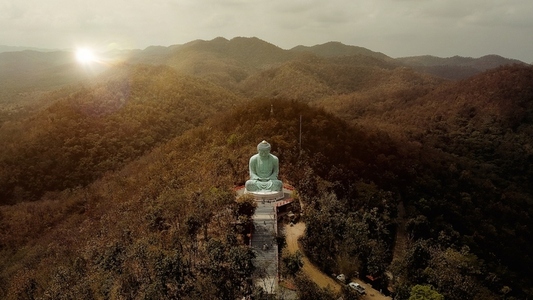 The Hill of Buddha wide frame
