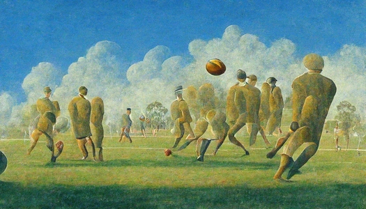 Australian Rules Football Art