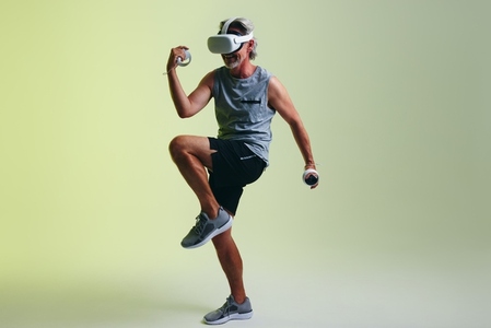 Virtual reality workout