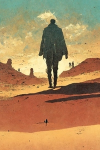 Man in The Desert