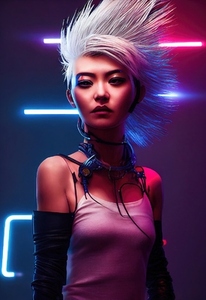 Female Cyberpunk Portrait 27