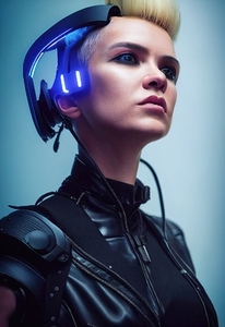 Female Cyberpunk Portrait 25