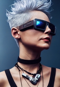 Female Cyberpunk Portrait 24