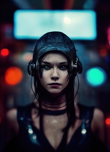 Female Cyberpunk Portrait 20