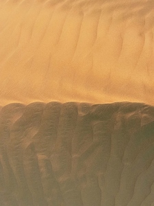 Sand in desert with natural pattern