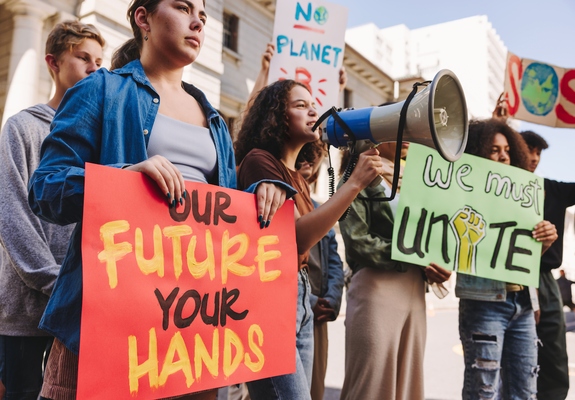 Youth Actvists Fighting Against Global Warming And Climate Change Photo ...