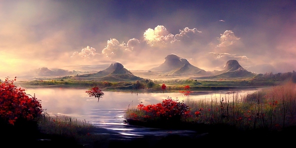 peaceful landscape