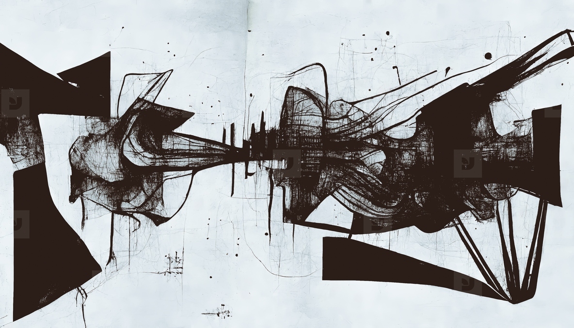 Conceptual Ink Drawings 15 stock photo (265114) - YouWorkForThem