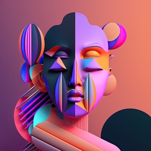 Abstract 3d Portraits 3